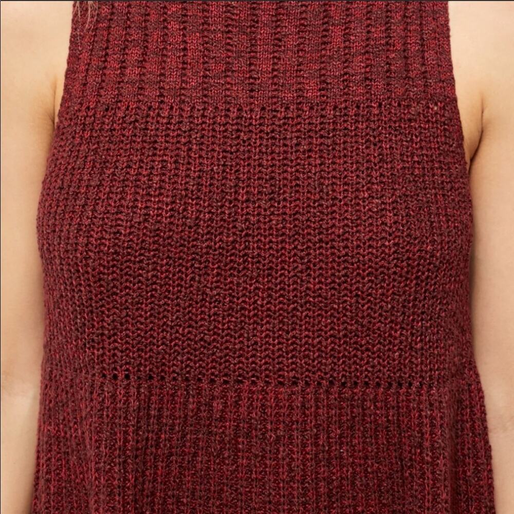 Free People Waterfall Ruffle Sweater Swing Dress - Picture 3 of 13